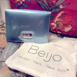 Beijo Patent Leather credit card wallet